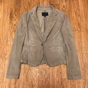 Banana Republic Tan Corduroy Ribbed Cotton Jacket Blazer Size Medium
